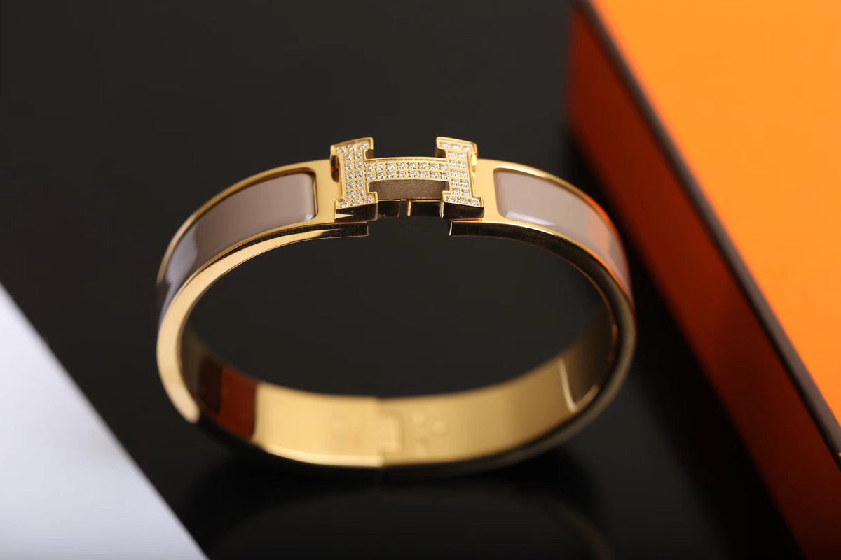 Mystic H BRACELET GOLD DIAMOND