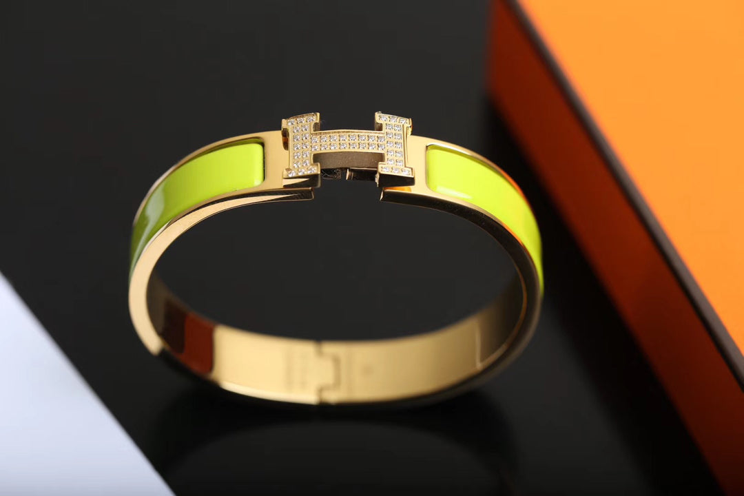 Mystic H BRACELET GOLD DIAMOND