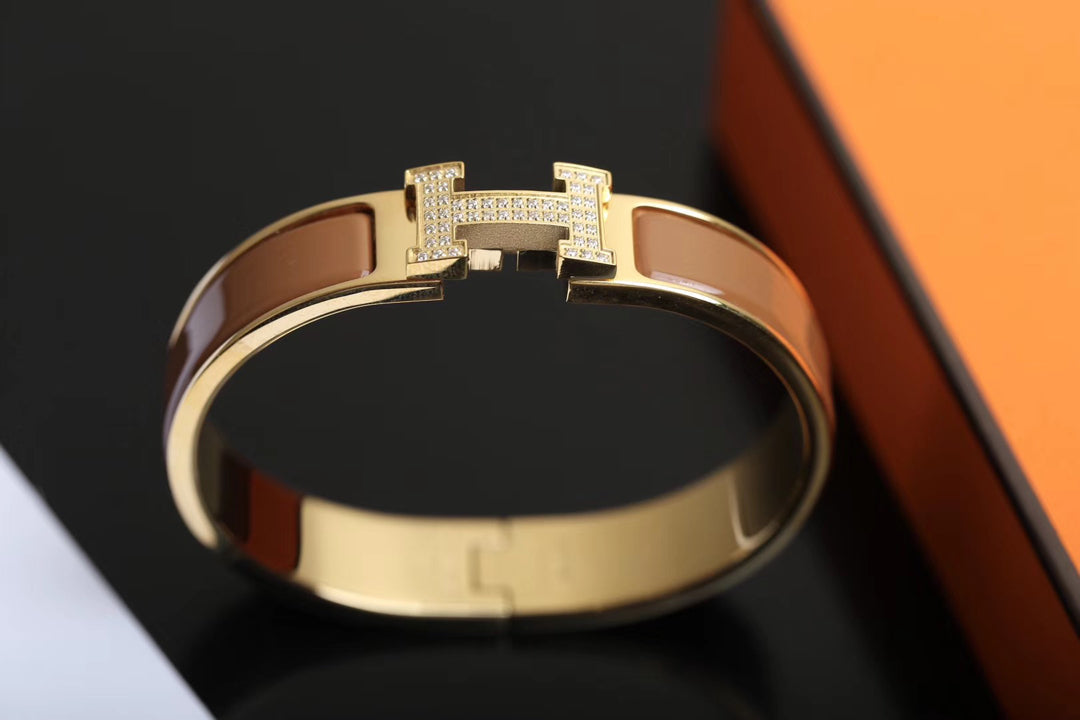 Mystic H BRACELET GOLD DIAMOND