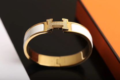 Mystic H BRACELET GOLD DIAMOND