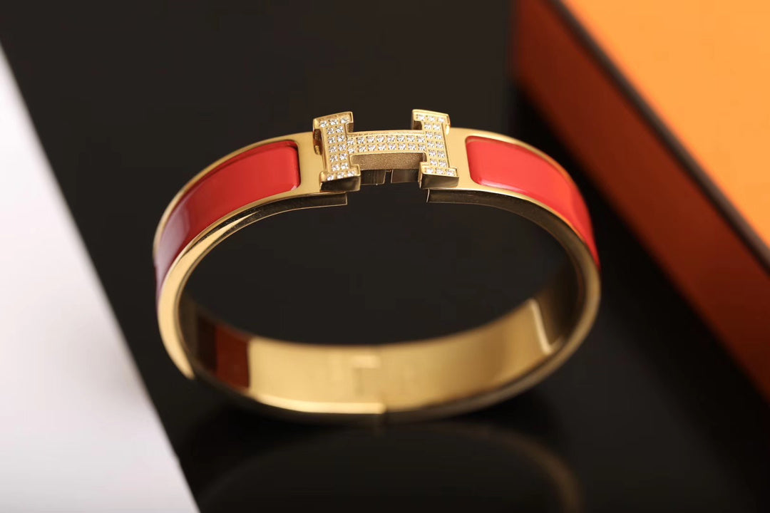 Mystic H BRACELET GOLD DIAMOND