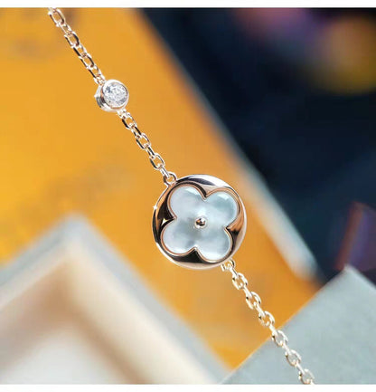 Mystic SUN MOP GOLD 1 DIAMOND NECKLACE