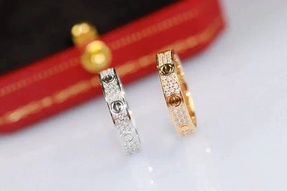 Mystic LOVE RING 3.6MM DIAMOND PAVED