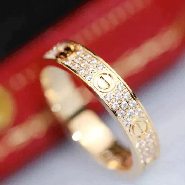 Mystic LOVE RING 3.6MM DIAMOND PAVED