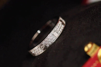Mystic LOVE RING 3.6MM DIAMOND PAVED