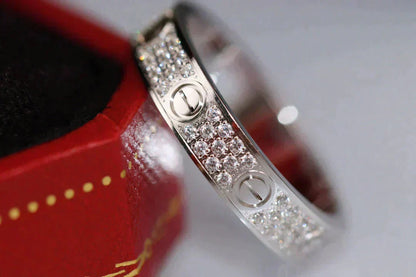 Mystic LOVE RING 3.6MM DIAMOND PAVED