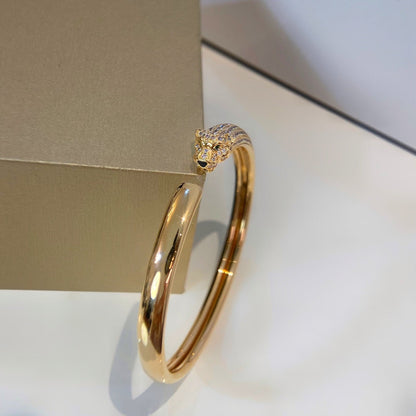 Mystic PANTHERE GOLD DIAMOND OPEN BRACELET