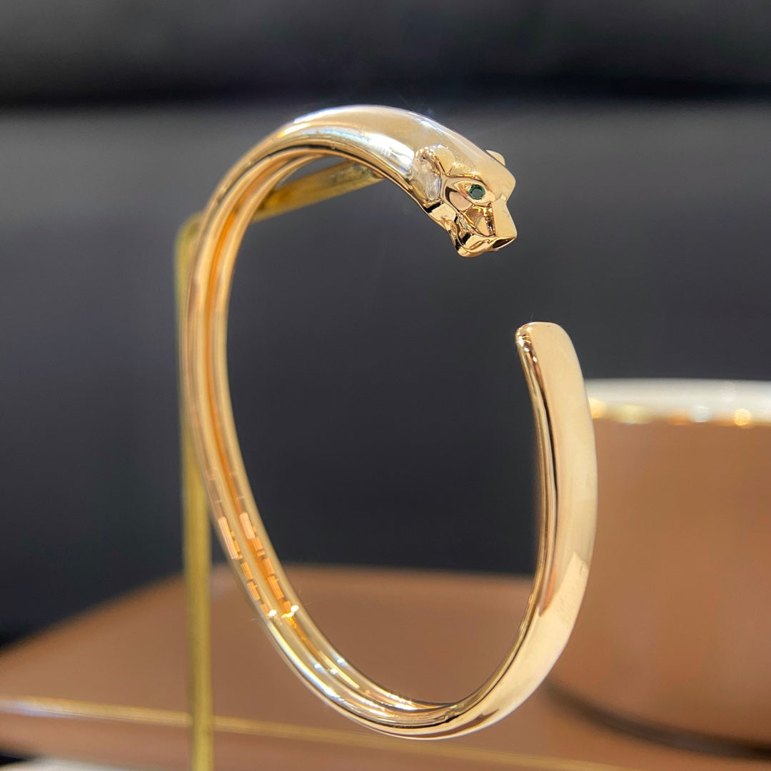 Mystic PANTHERE GOLD OPEN BRACELET