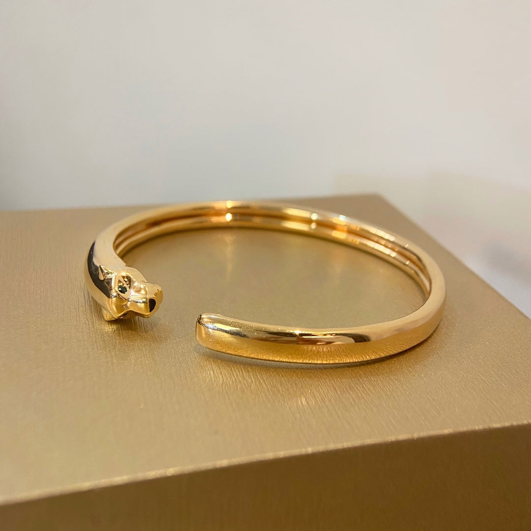 Mystic PANTHERE GOLD OPEN BRACELET