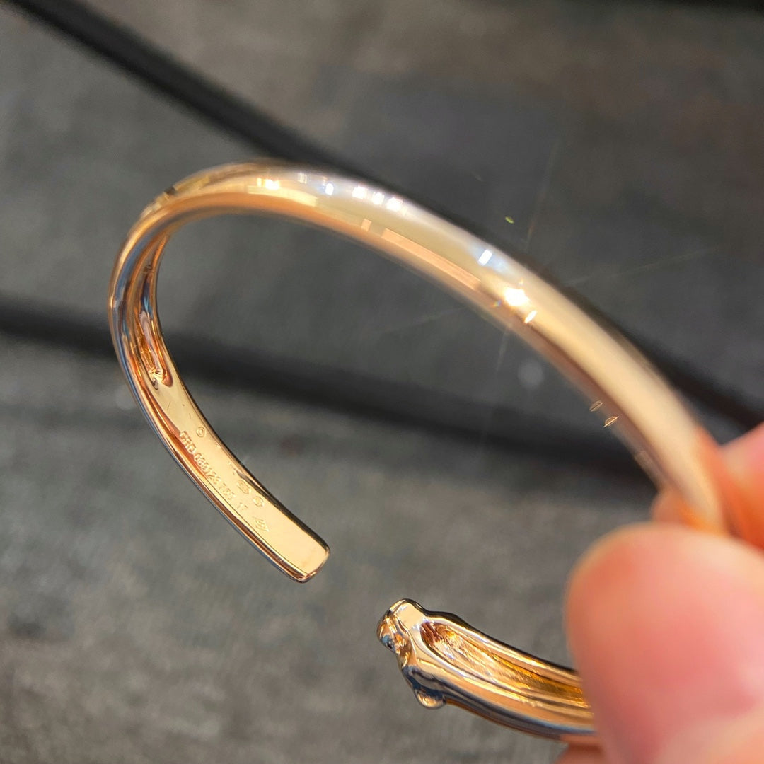 Mystic PANTHERE GOLD OPEN BRACELET