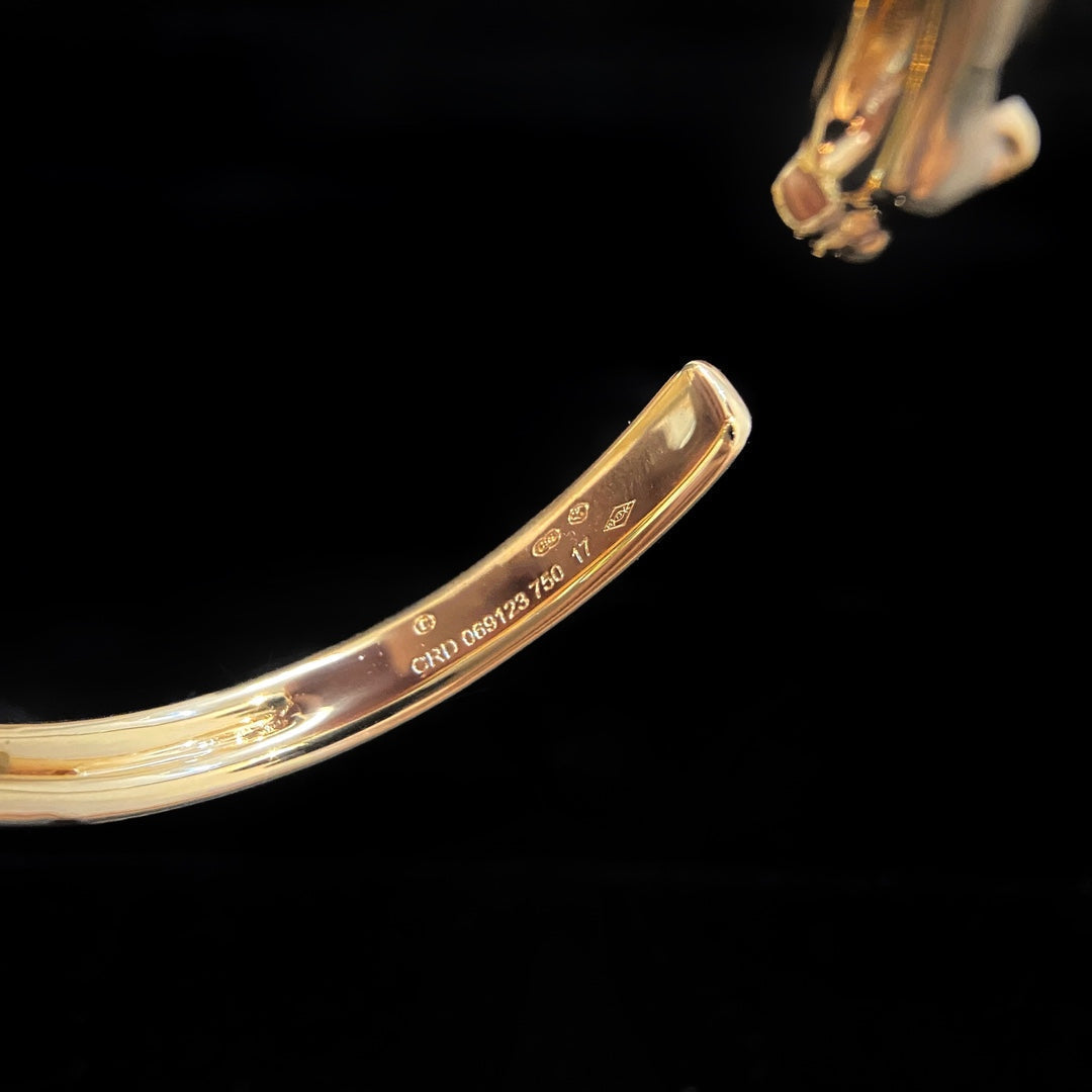 Mystic PANTHERE GOLD OPEN BRACELET