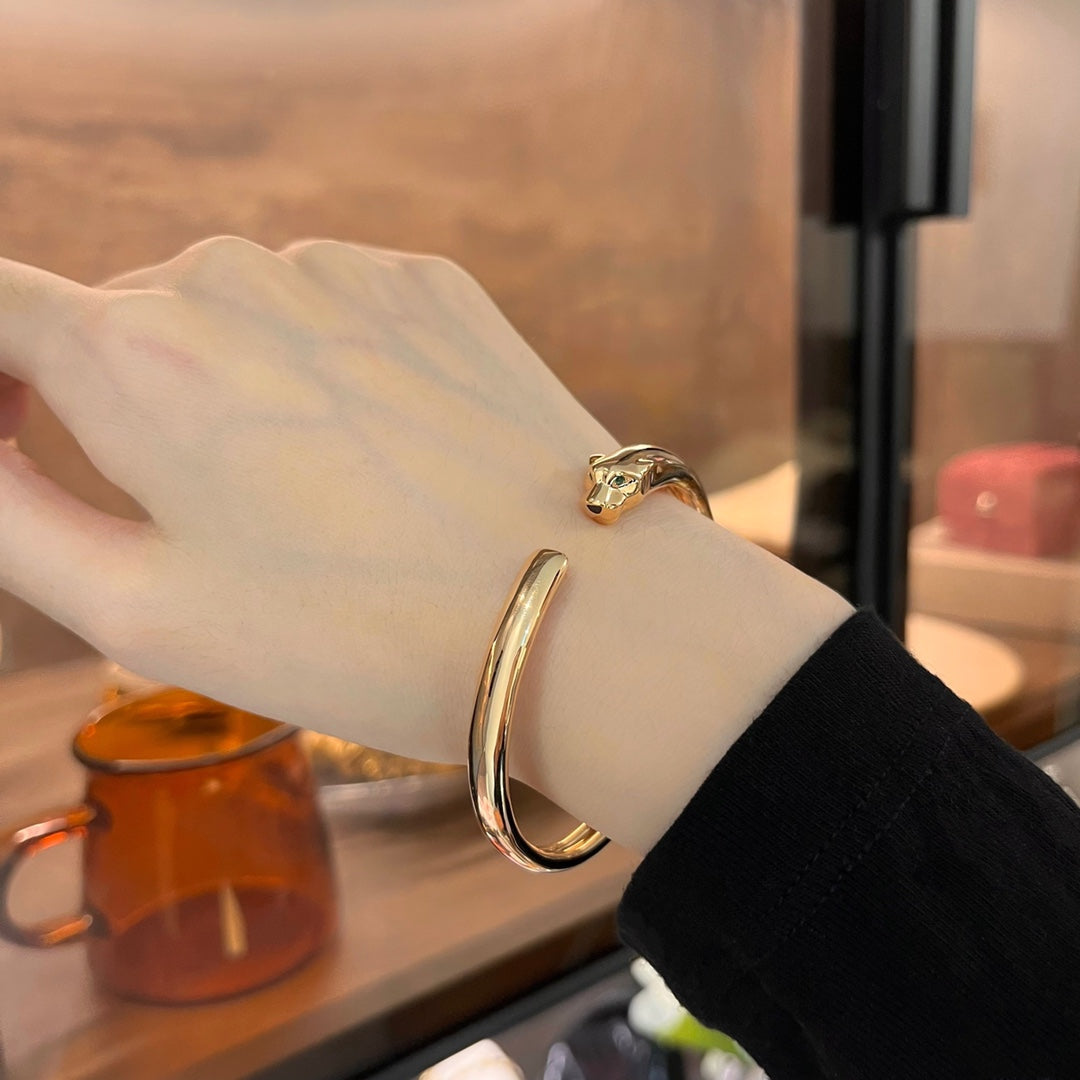 Mystic PANTHERE GOLD OPEN BRACELET
