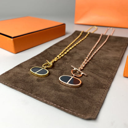Mystic CHAINE VERSO BLACK CERAMIC NECKLACE