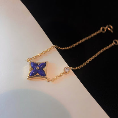 Mystic COLOR STAR PINK GOLD DIAMOND BRACELET