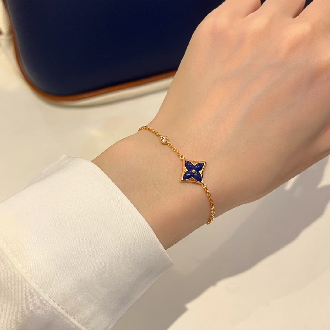 Mystic COLOR STAR PINK GOLD DIAMOND BRACELET