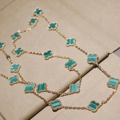 Mystic CLOVER 20 MOTIFS MALACHITE GOLD