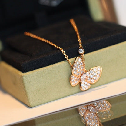 Mystic BUTTERFLY DIAMOND NECKLACE
