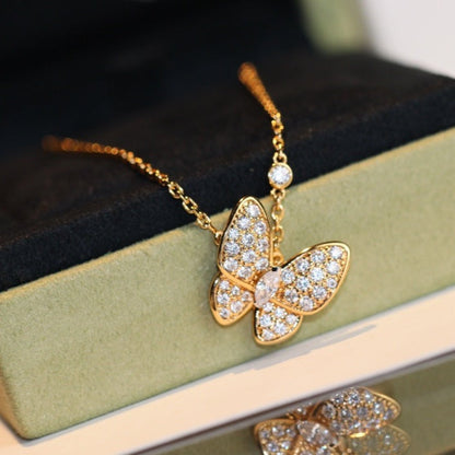 Mystic BUTTERFLY DIAMOND NECKLACE