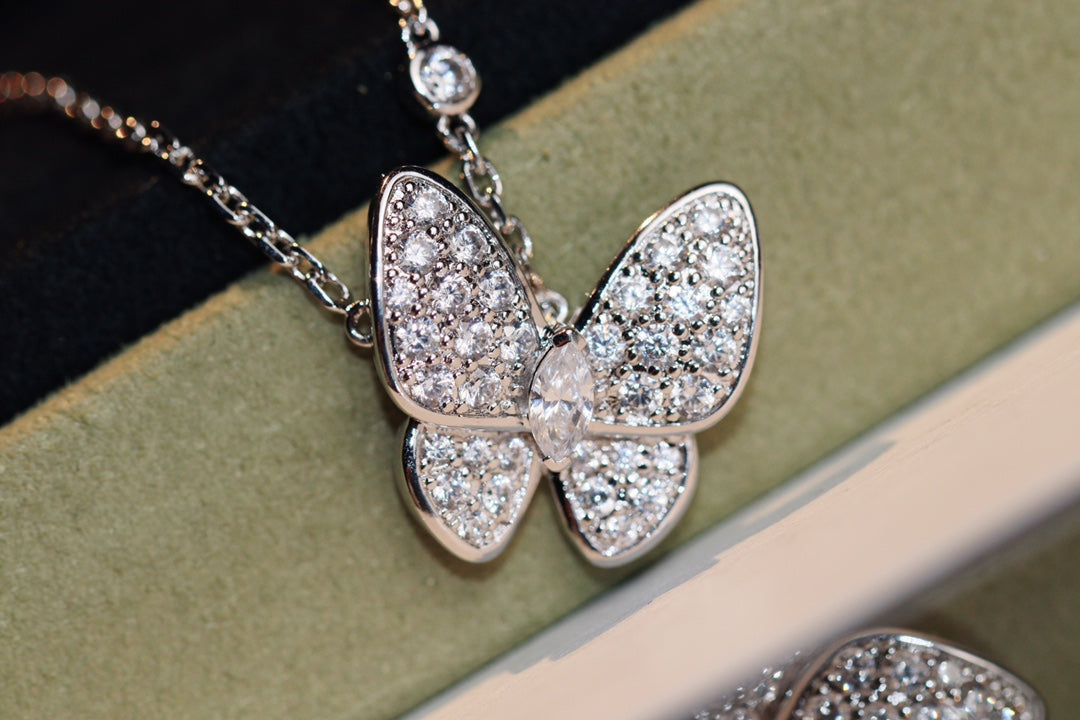 Mystic BUTTERFLY DIAMOND NECKLACE