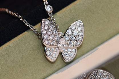 Mystic BUTTERFLY DIAMOND NECKLACE
