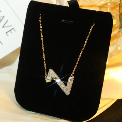 Mystic VOLT SILVER DIAMOND PEDANT NECKLACE
