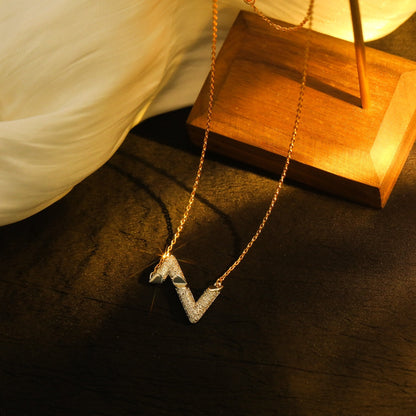 Mystic VOLT SILVER DIAMOND PEDANT NECKLACE