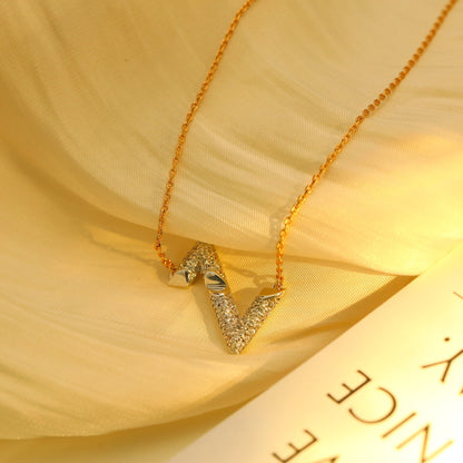 Mystic VOLT SILVER DIAMOND PEDANT NECKLACE