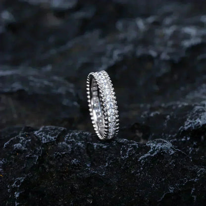 Mystic PERLEE DIAMOND SILVER RING