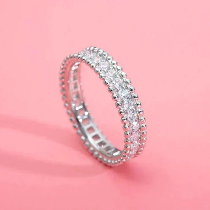 Mystic PERLEE DIAMOND SILVER RING