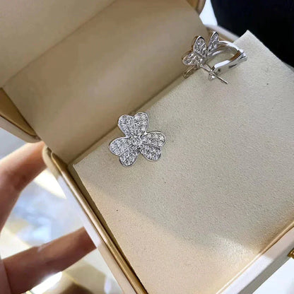Mystic CLOVER COMOS DIAMOND EARRINGS SILVER