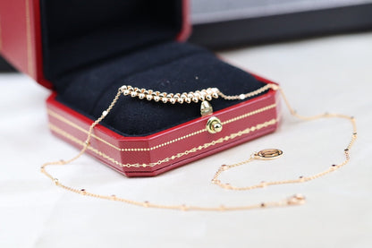 Mystic CLASH PINK GOLD NECKLACE