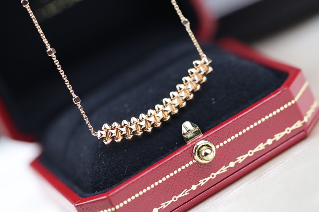 Mystic CLASH PINK GOLD NECKLACE