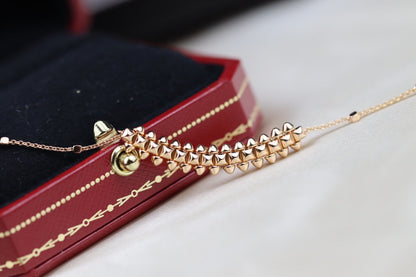 Mystic CLASH PINK GOLD NECKLACE
