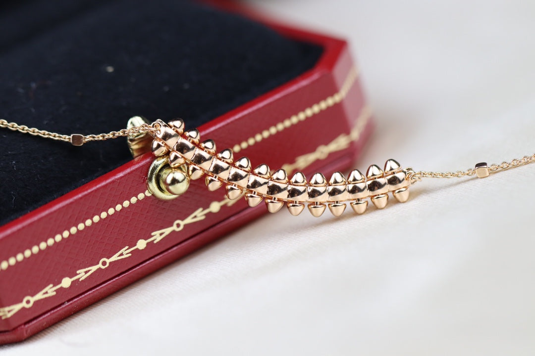 Mystic CLASH PINK GOLD NECKLACE