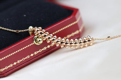 Mystic CLASH PINK GOLD NECKLACE