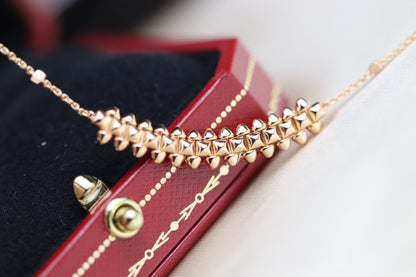 Mystic CLASH PINK GOLD NECKLACE
