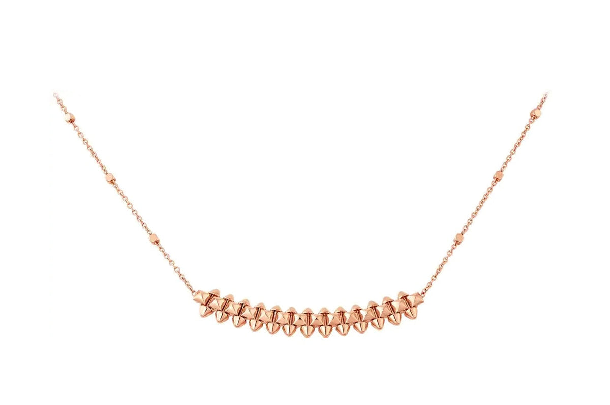 Mystic CLASH PINK GOLD NECKLACE