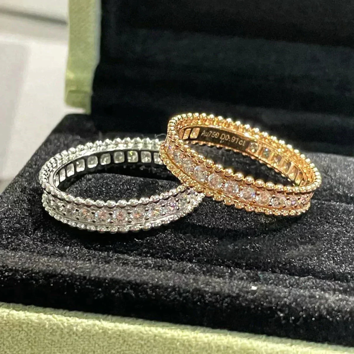 Mystic PERLEE DIAMOND ROSE GOLD RING