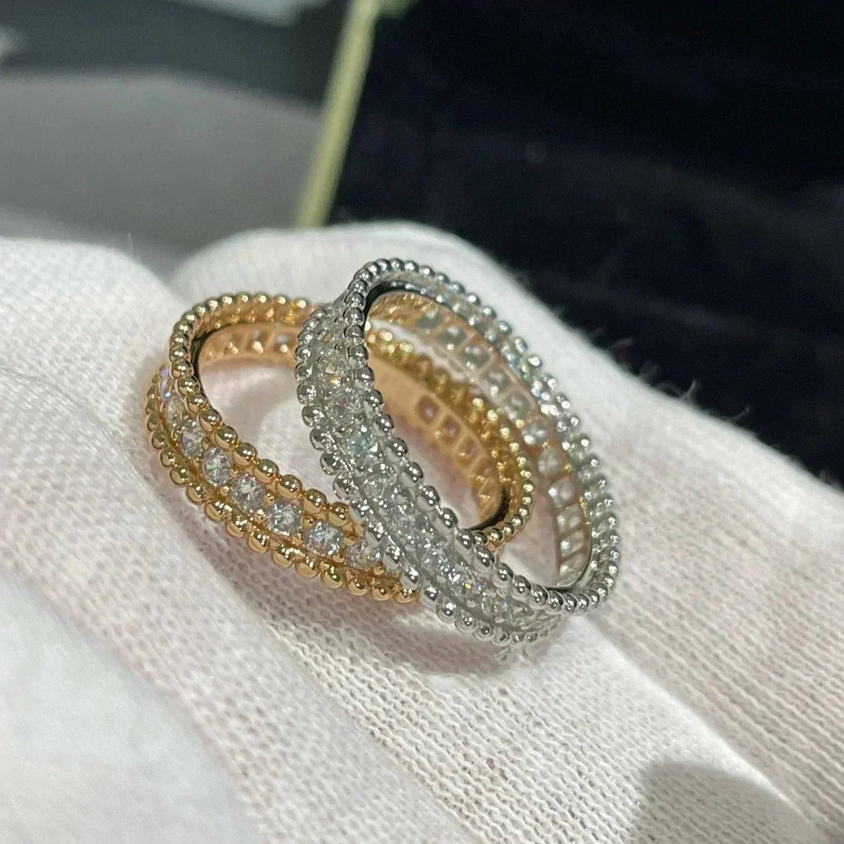 Mystic PERLEE DIAMOND ROSE GOLD RING