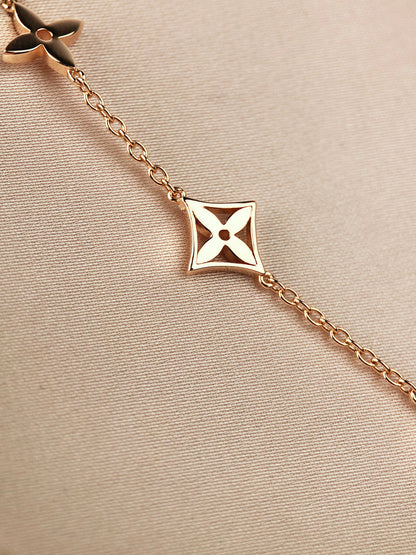 Mystic STAR AND SUN 7 MOTIFS GOLD BRACELET