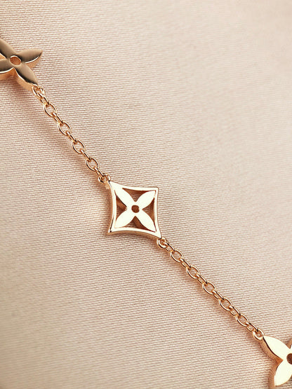 Mystic STAR AND SUN 7 MOTIFS GOLD BRACELET
