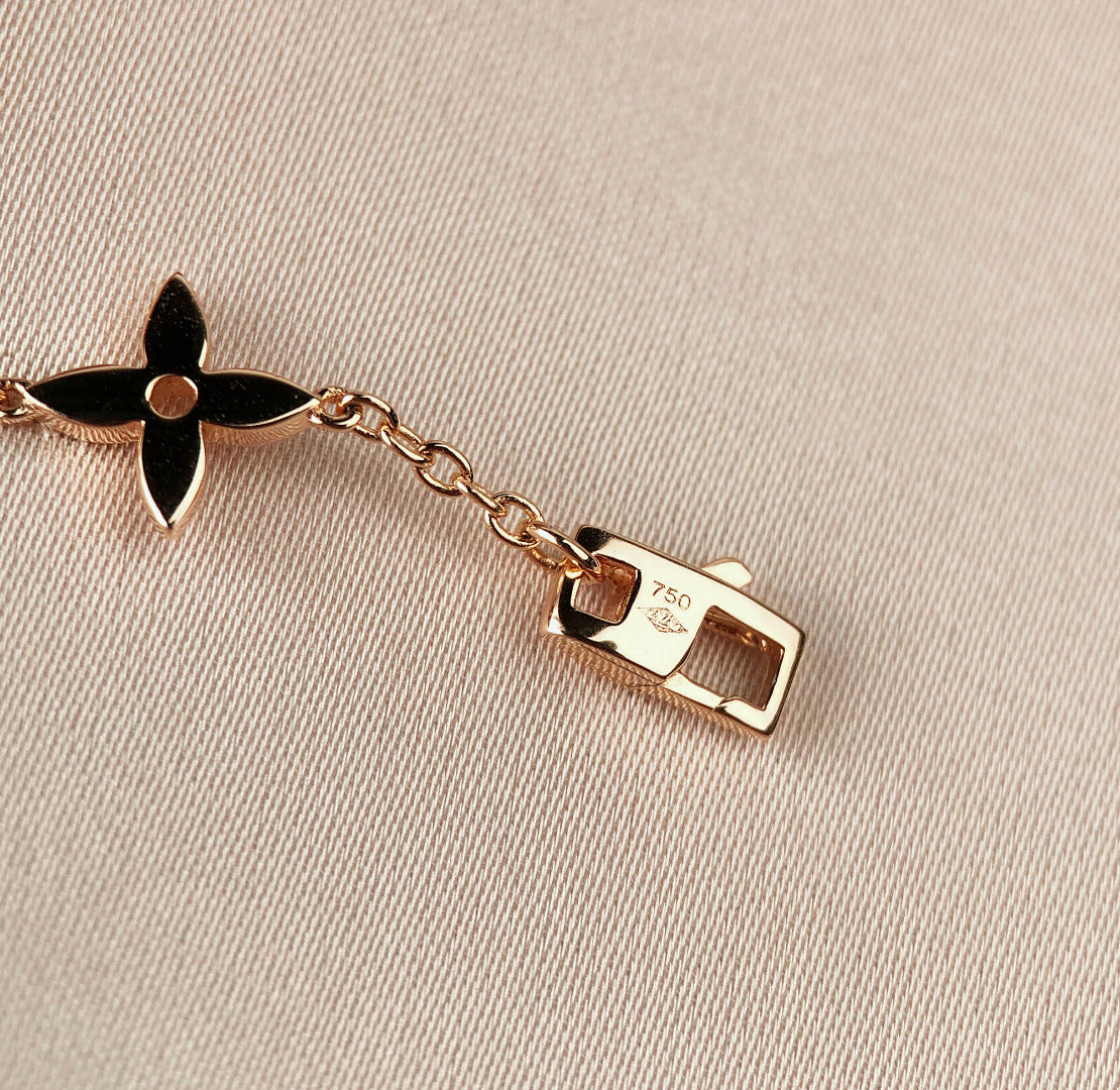 Mystic STAR AND SUN 7 MOTIFS GOLD BRACELET