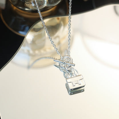Mystic POP H PEDANT SILVER NECKLACE