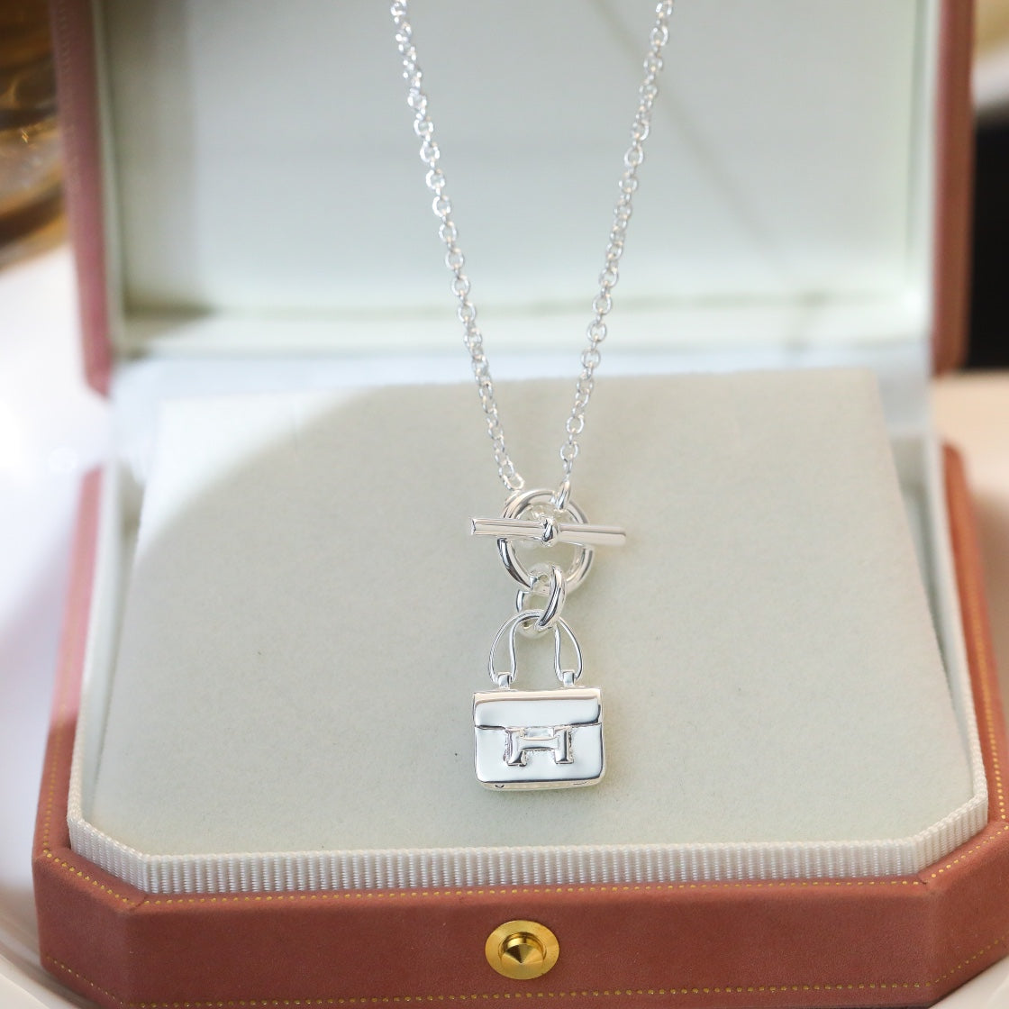 Mystic POP H PEDANT SILVER NECKLACE
