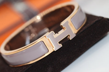 Mystic H BRACELET 12MM BROWN