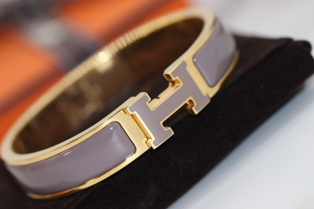 Mystic H BRACELET 12MM BROWN