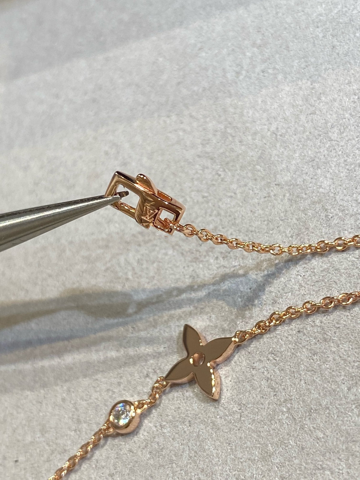 Mystic STAR DIAMOND PINK GOLD BRACELET