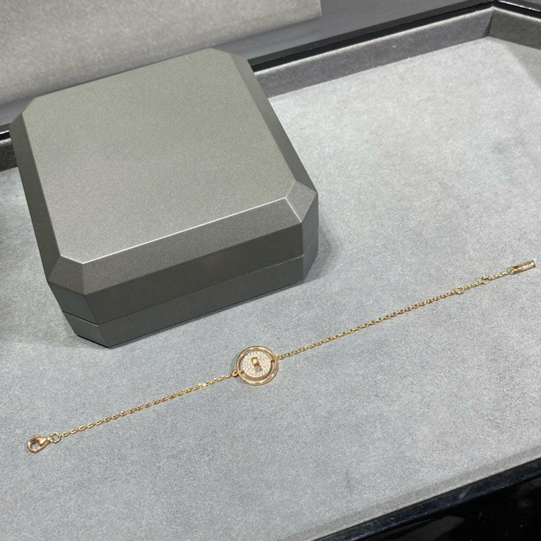 [Mystic]LUCKY MOVE DIAMOND PAVED BRACELET