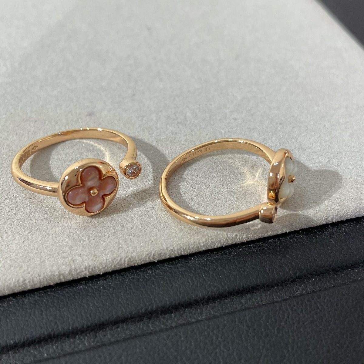 Mystic SUN 1 DIAMOND PINK MOP RING