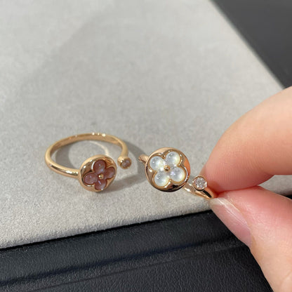 Mystic SUN 1 DIAMOND PINK MOP RING